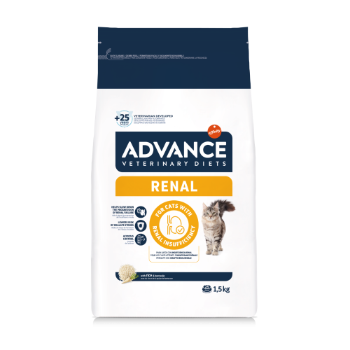 ADVANCE 1.5kg Veterinary Diets ((Renal)) Cat Dry 處方貓乾糧 腎臟專用 1.5公斤 (AD15244)