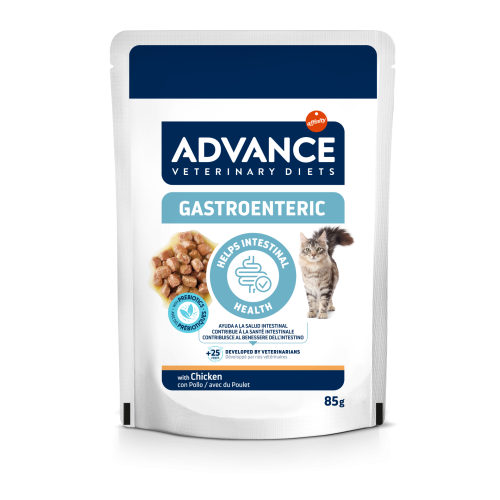 ADVANCE 85g Veterinary Diets ((Gastroenteric)) Cat Pouch 處方貓濕糧 腸胃專用 (AD25978) 85克X12原盒 
