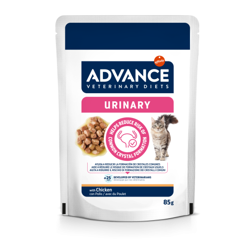 ADVANCE 85g Veterinary Diets ((Urinary)) Cat Pouch 處方貓濕糧 泌尿專用 (AD25974) 85克X12原盒 