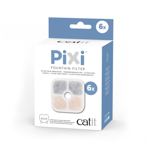 Catit PIXI Fountain Filter 噴泉式飲水機 過濾綿 6pcs 替換裝 (43722)
