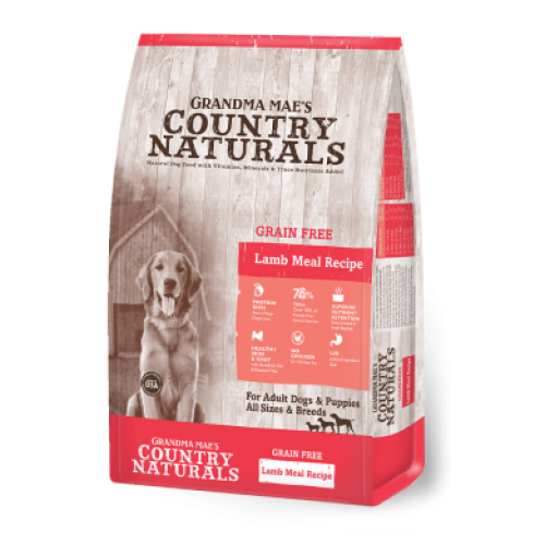 Country Naturals 狗糧 - 無穀物羊肉防敏精簡配方 Grain Free【Lamb Meal Recipe】12lb (現#CN0374, 前#CN0368) (訂貨需時3-5天)