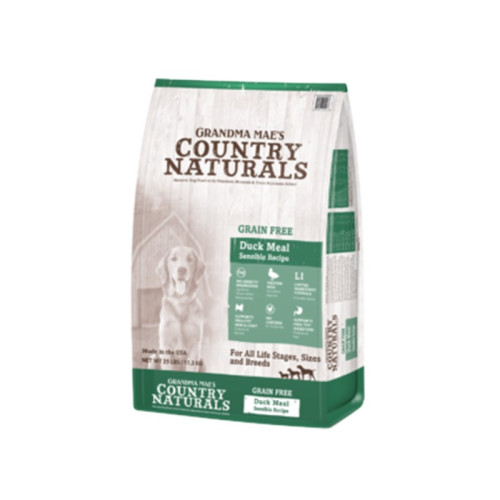 Country Naturals 狗糧 - 無穀物全犬種防敏鴨肉精簡配方 Grain Free Duck Meal Sensible Recipe 12lb (現#CN0212, 前#CN0214) (訂貨需時3-5天) Country Naturals 狗糧 - 無穀物全犬種防敏鴨肉精簡配方 Grain Free Duck Meal Sensible Recipe 12lb (現#CN0212, 前#CN0214) (訂貨需時3-5天)