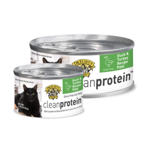 Dr.Elsey's Clear Protein Grain-Free Duck & Turkey Recipe Pate 2.75oz 艾思醫生 簡單蛋白無穀物 全齡貓主食罐 鴨肉+火雞配方 (EXP: 04/05/2027)