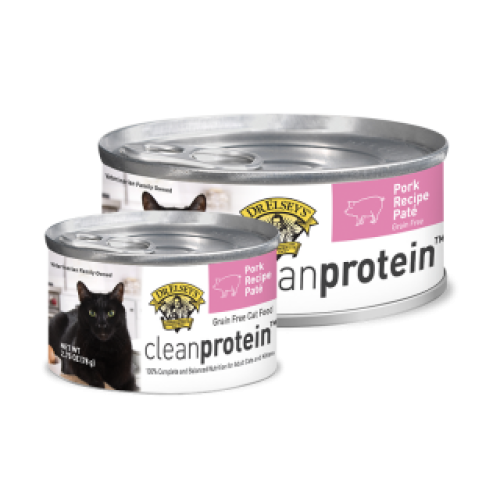 [斷貨中, 未有返貨日期, 可預訂等貨到] Dr.Elsey's Clear Protein Grain-Free Pork Recipe Pate 2.75oz 艾思醫生 簡單蛋白無穀物 全齡貓主食罐 豬肉配方
