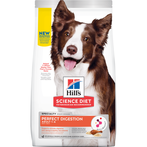 Hill's Science Diet DOG Perfect Digestion Adult 1-6 Chicken (#606857) 3.5lb 完美消化 成犬 雞肉 (訂貨需時5-7工作天) 新舊包裝隨機