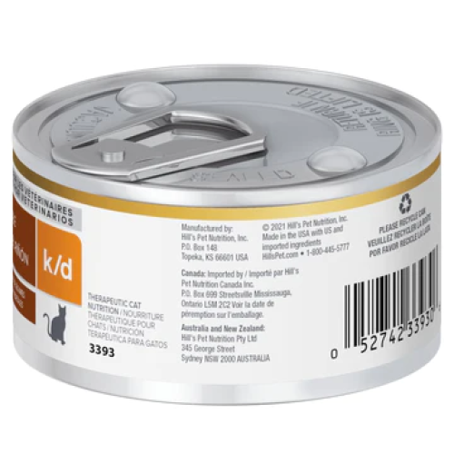 Hill's Prescription Diet k/d #3393 腎臟處方罐頭 Chicken & Vegetable Stew Kidney Care 燉蔬菜雞肉 2.9oz X 24罐 [訂貨需時5-7天]