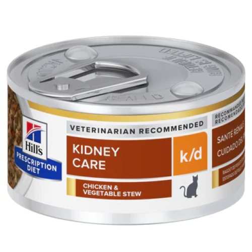 Hill's Prescription Diet k/d #3393 腎臟處方罐頭 Chicken & Vegetable Stew Kidney Care 燉蔬菜雞肉 2.9oz X 24罐 [訂貨需時5-7天]