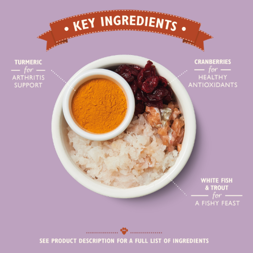 (新包裝) Lily's Kitchen for MATURE CATS 800g - White Fish with Turkey & Trout 莉莉廚房貓糧 無穀物 鮮魚專用餐 老貓 800g (Senior/Adult 7+以上) {原裝行貨} 正價$159 (EXP: 