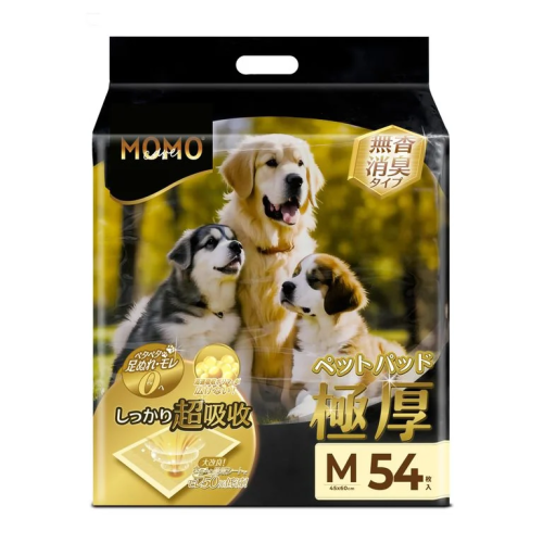 (只有3件) MOMOCARE "M" 吸水珠6層極厚 寵物尿墊2呎 (45x60cm) 54片裝 (注意: 太大, 不可用SF) (只有3件) MOMOCARE "M" 吸水珠6層極厚 寵物尿墊2呎 (45x60cm) 54片裝 (注意: 太大, 不可用SF)