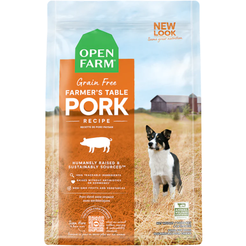 Open Farm DOG [OFPR-11D] 無穀物豚肉蔬菜配方狗糧 11lb (訂貨需時3-5天)