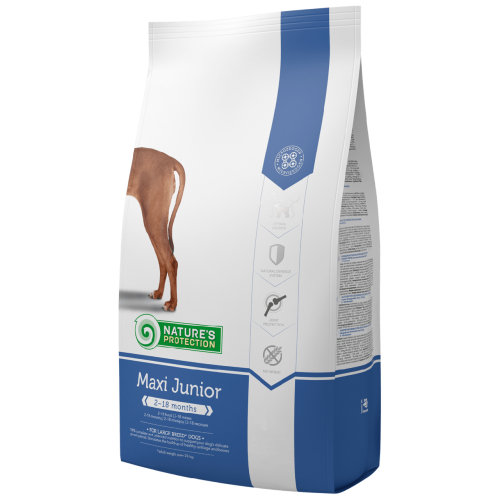 Nature's Protection Dog 保然狗糧 GJ13 中大型幼犬糧 (大粒, 雞+魚) Maxi Junior 12kg (訂貨需時2-3天)