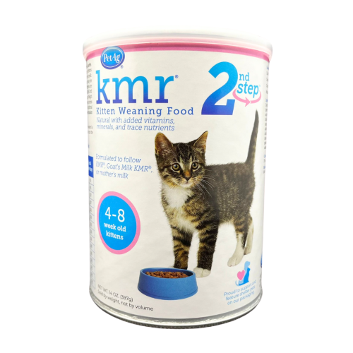(EXP: 12月/2026) PetAg KMR 2ND Step Kitten Weaning Food (Milk) 第二階段幼貓營養奶粉 (14oz) 397g (新包裝) 
