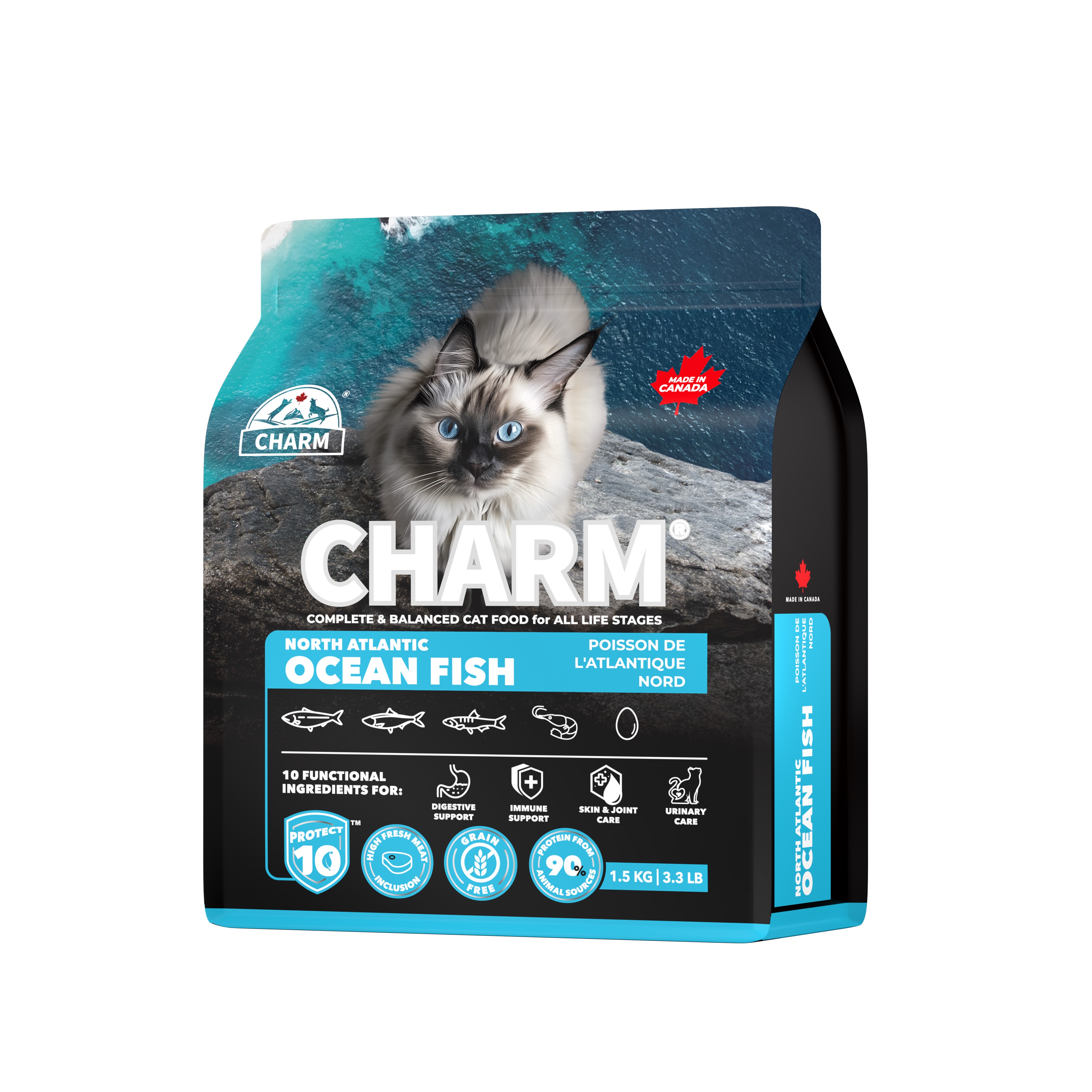 [斷貨中, 未有返貨日期, 可預訂等貨到] Charm 1.5kg North Atlantic ((Ocean Fish)) 野性魅力 ...