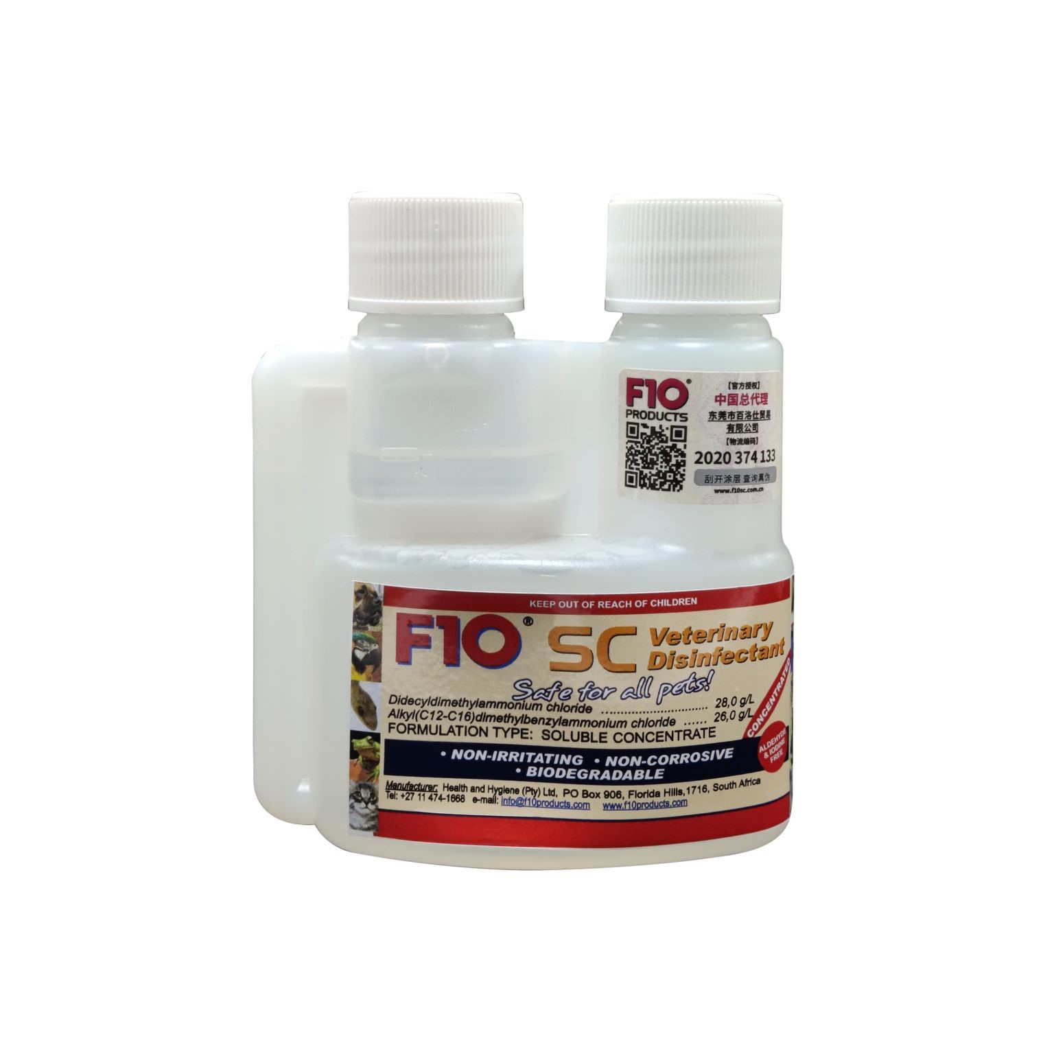 [斷貨中, 未有返貨日期, 可預訂等貨到] F10SC F10SC 獸醫消毒劑 F10SC Veterinary Disinfectant ...